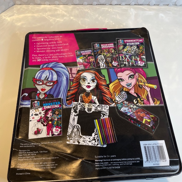 Monster High Activity Tin - Read Design Monsterize Parragon Books - Picture 3 of 6